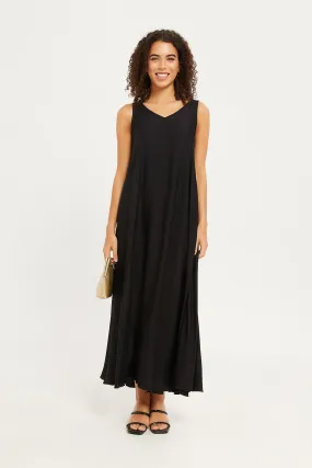 Women Black Maxi Dress