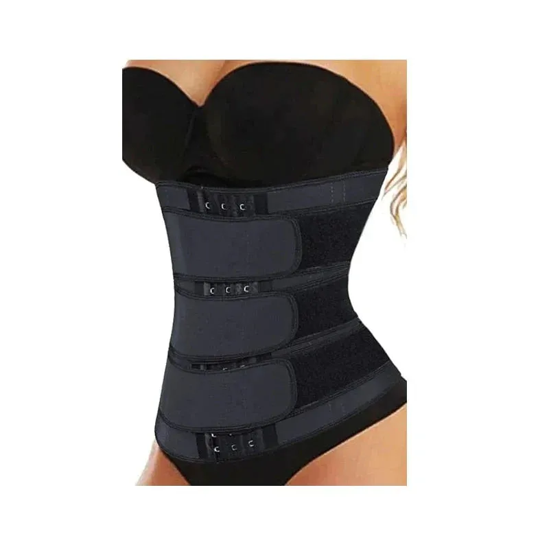 Women's Black Neoprene Waist Trainer Compression Body Shaper Slimmers