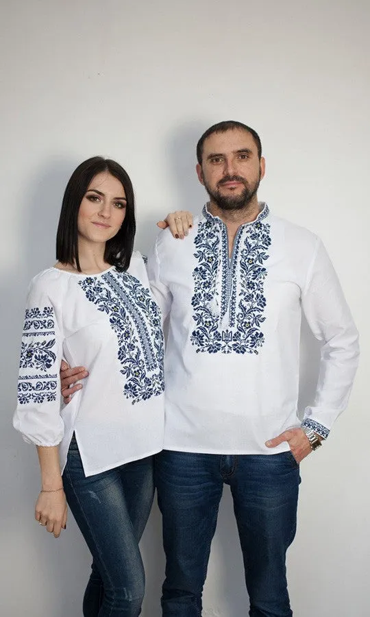 Women's blouse with embroidery