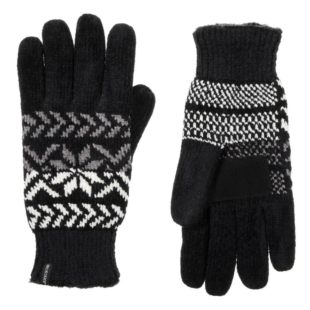 Women’s Chenille Snowflake Gloves