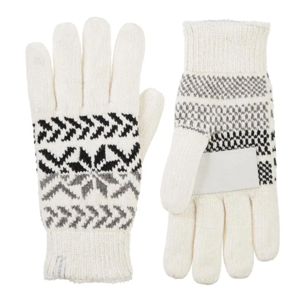 Women’s Chenille Snowflake Gloves