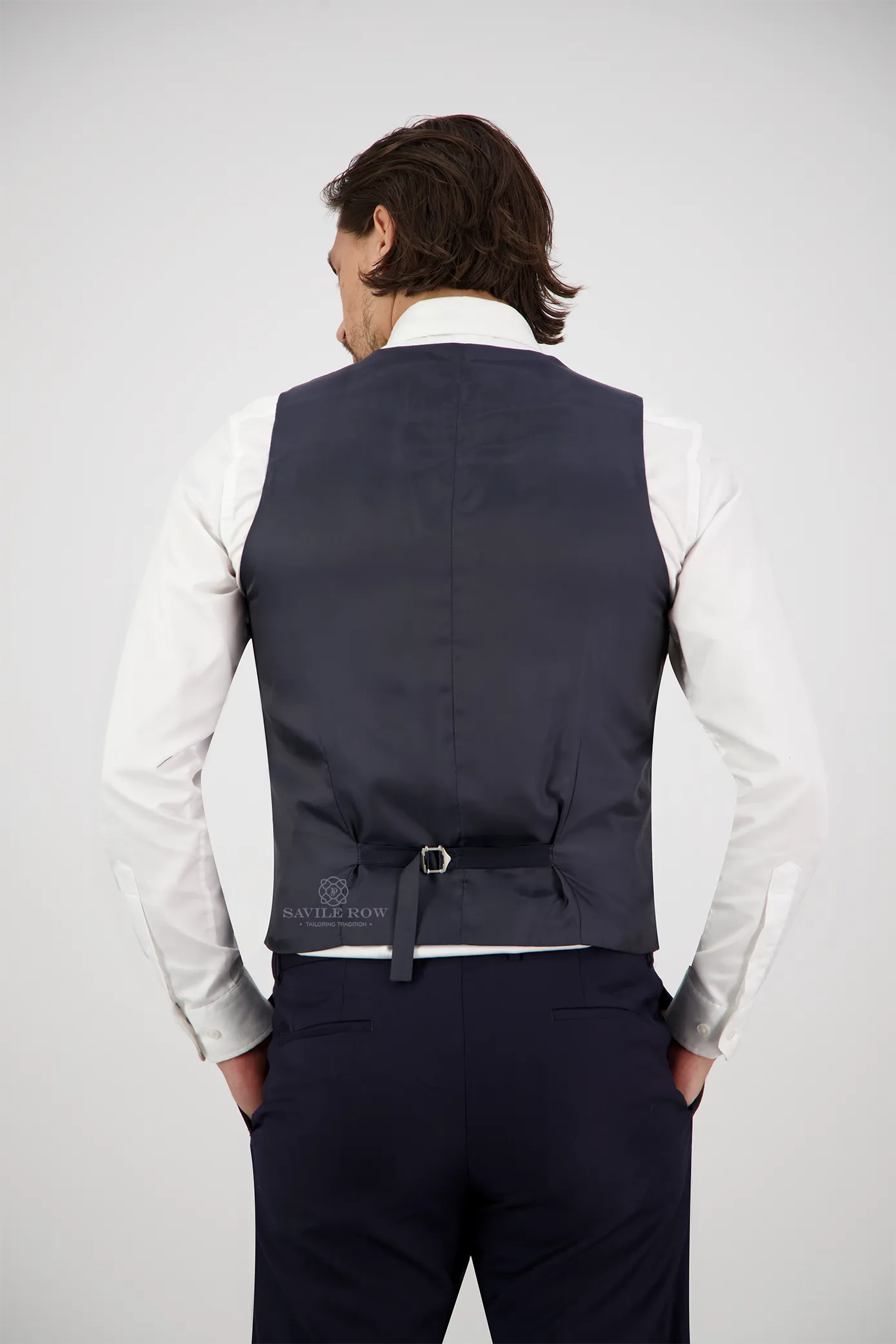 X7 Navy Saul Waist Coat