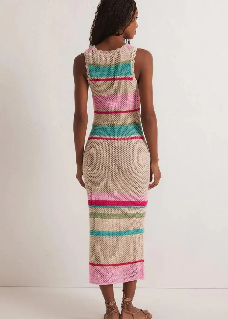 Z Supply Ibiza Stripe Sweater Dress- Natural ***FINAL SALE***