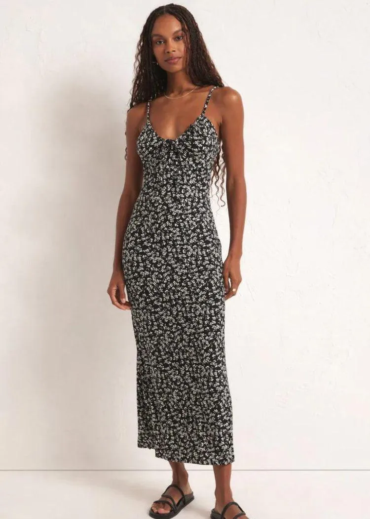 Z Supply Melinda Gia Ditsy Midi Dress