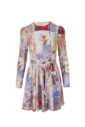 Zimmermann Botanica Book Print Mini Dress (For Hire)