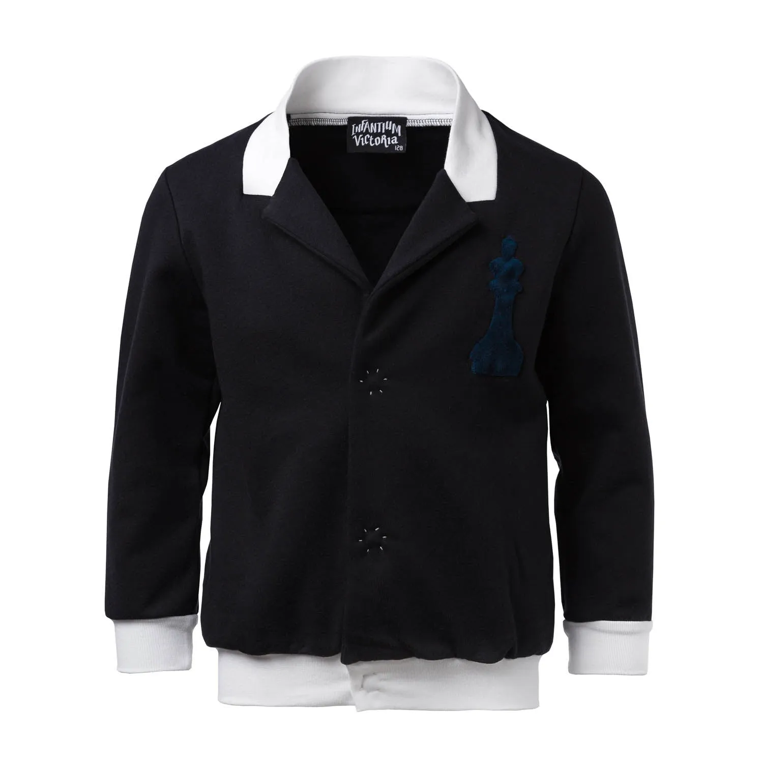 Zwarte sweatblazer